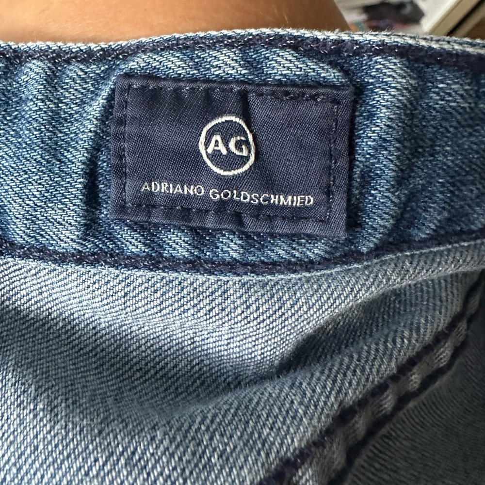 AG Adriano Goldschmied Etta High Wasted Wide Leg Crop Jeans - Picture 3 of 9